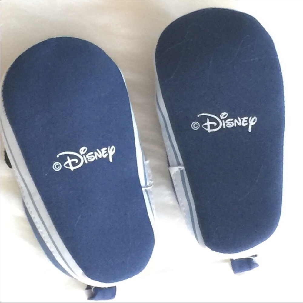 Disney Baby Mickey Mouse Ear Slip-On Shoes Navy Blue Infant/Toddler Various Size - Picture 10 of 10